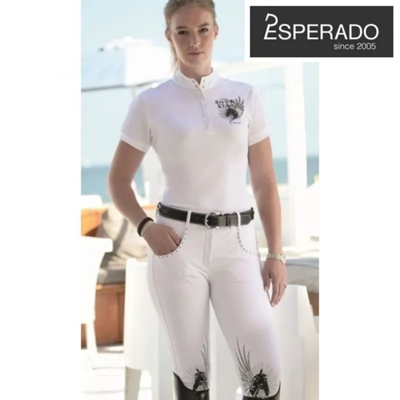 Esperado Show Star Ladies Show Shirt - White