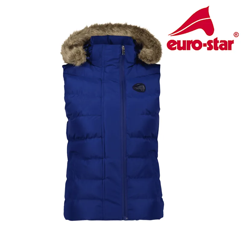 Euro-Star Fassah Fur Body Warmer - Sodalite Blue