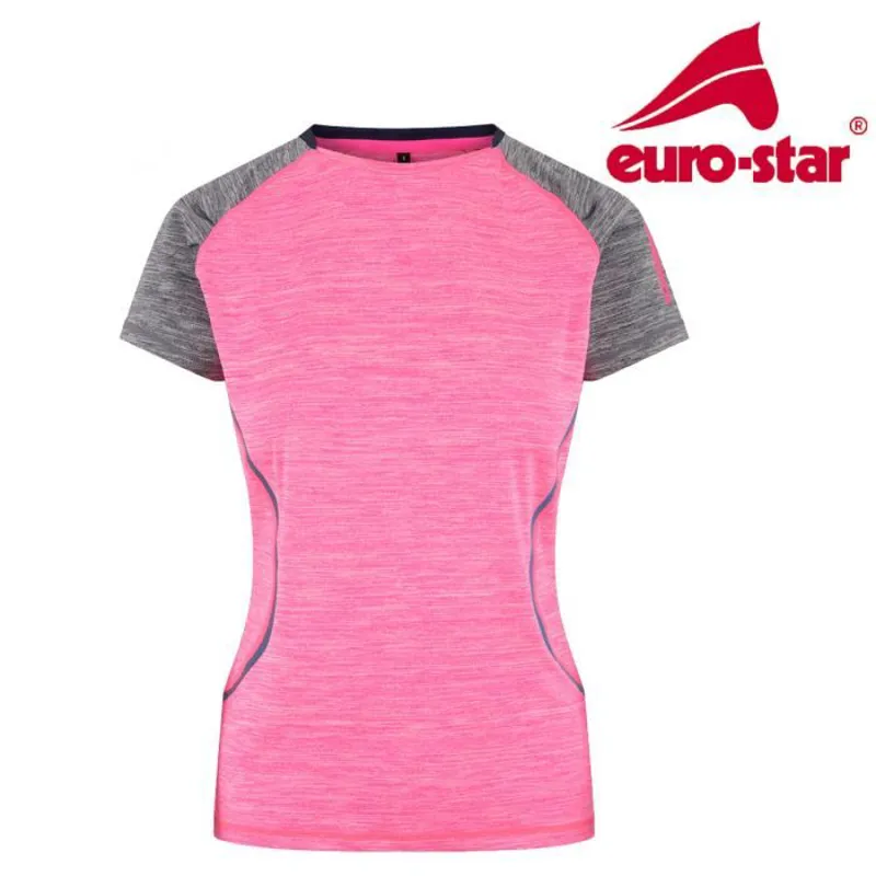Euro-Star Pammy Ladies Top  - Knockout Pink