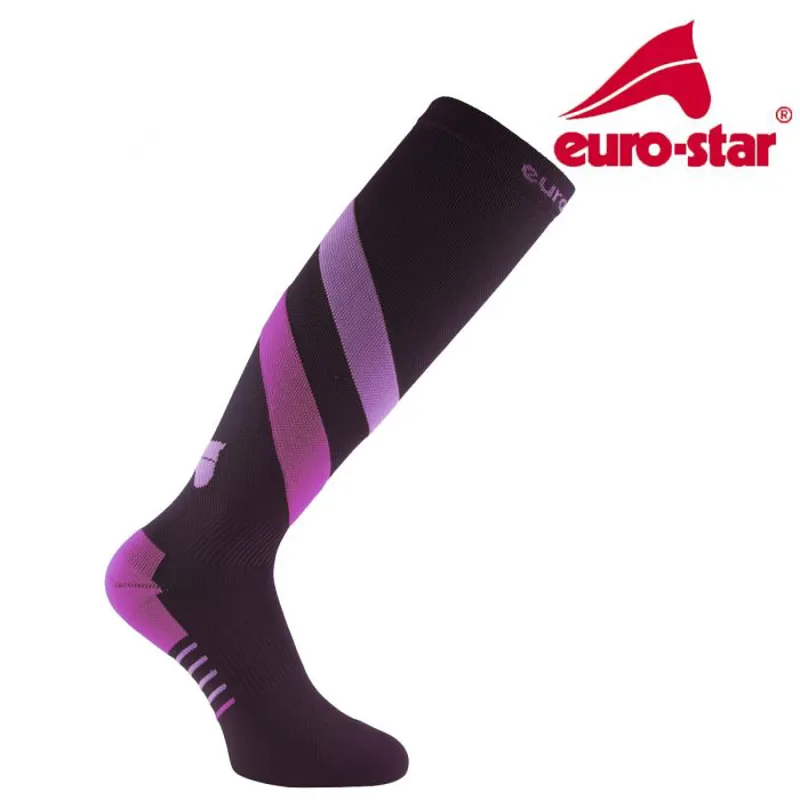 Euro-Star Pressy Compression Socks - Plum Perfect