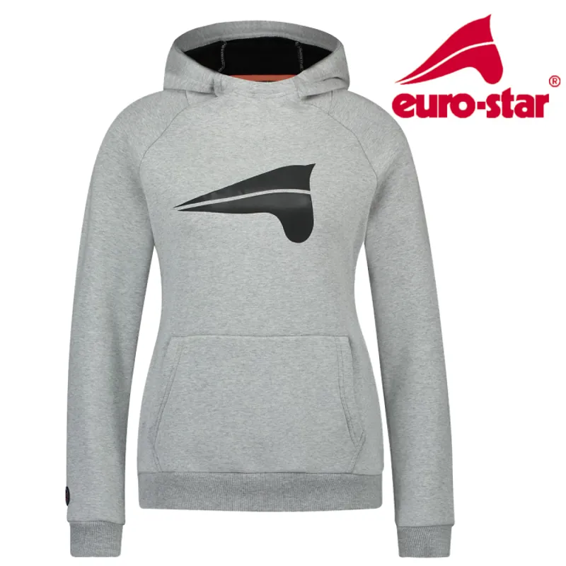 Euro-Star Laani Hooded Sweat Vest - Grey Melange