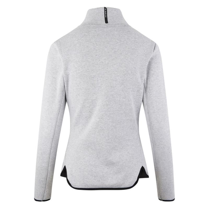 Euro-Star Lexi Full Zip Sweat Vest - Grey Melange-1