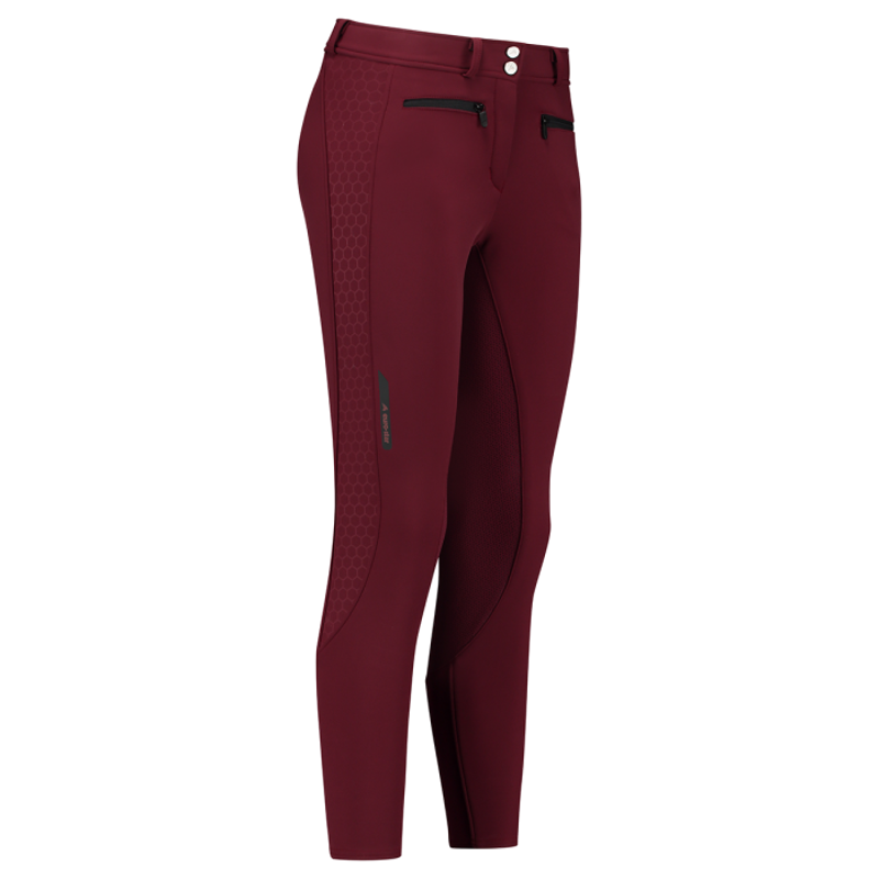 Euro-Star Pharis FullGrip Riding Breeches - Zinfandel-1