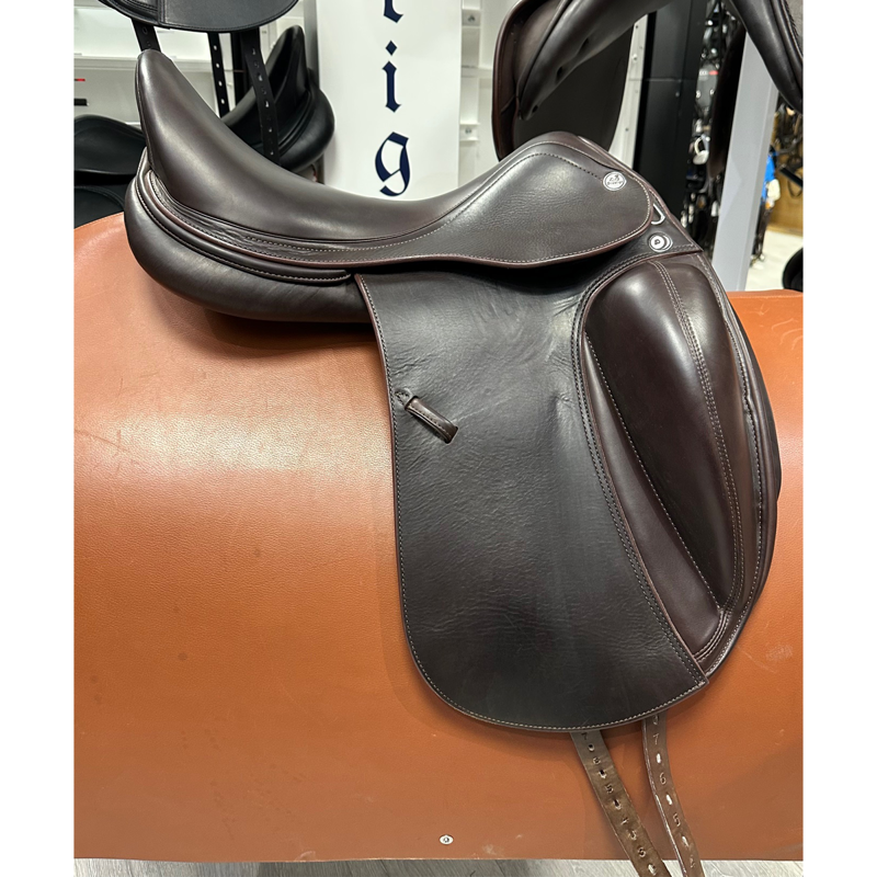 EX-DEMO Prestige X-Helen K Dressage Saddle - Tobacco - 18 inch 33-1