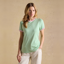 Joules Ladies Erin T-Shirt - Green Stripe