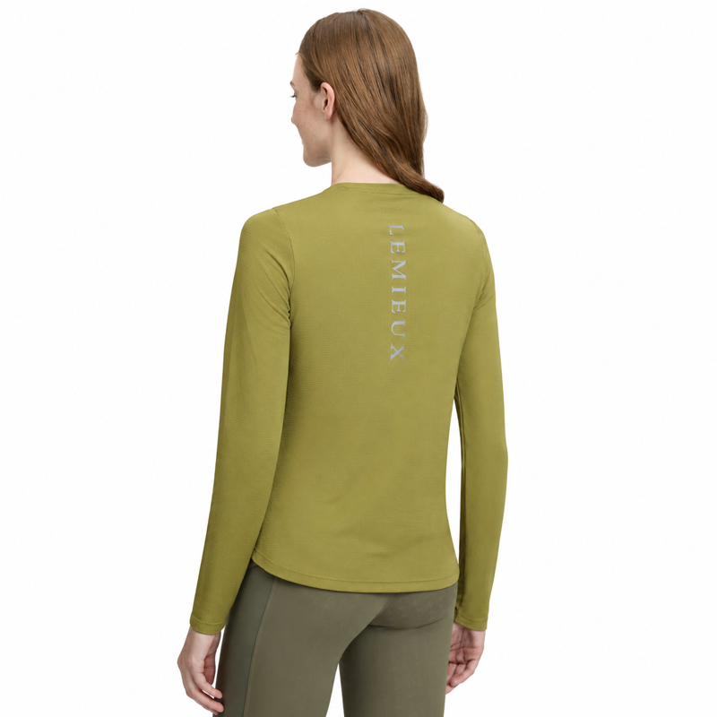 LeMieux Long Sleeve Sports Tee - Gooseberry-1