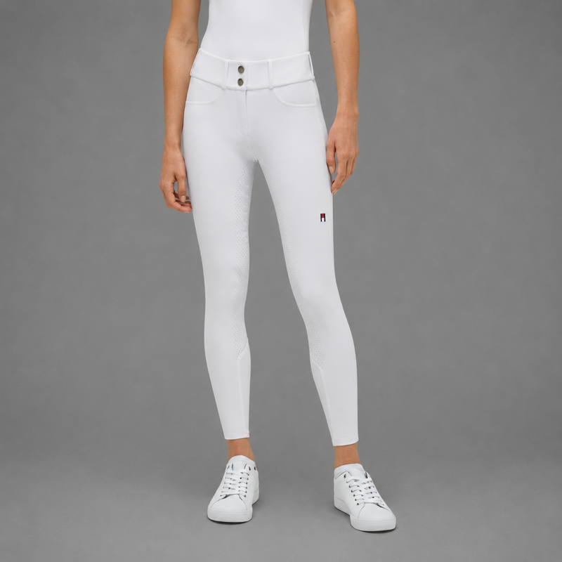 Tommy Hilfiger Women's Lea Full Grip Breeches - Optic White