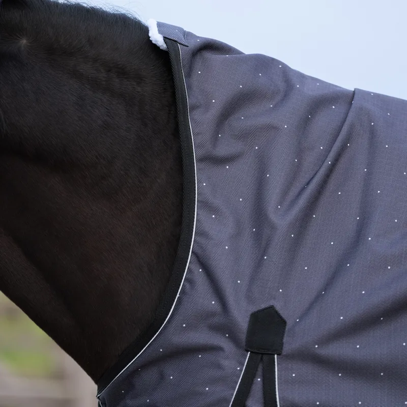 Imperial Riding Super Dry 100g Turnout Rug - Grey Herringbone-2