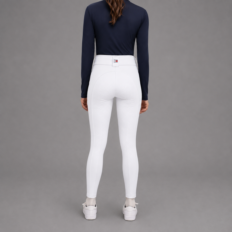 Tommy Hilfiger Women's Vermont Full Grip Breeches - TH Optic White