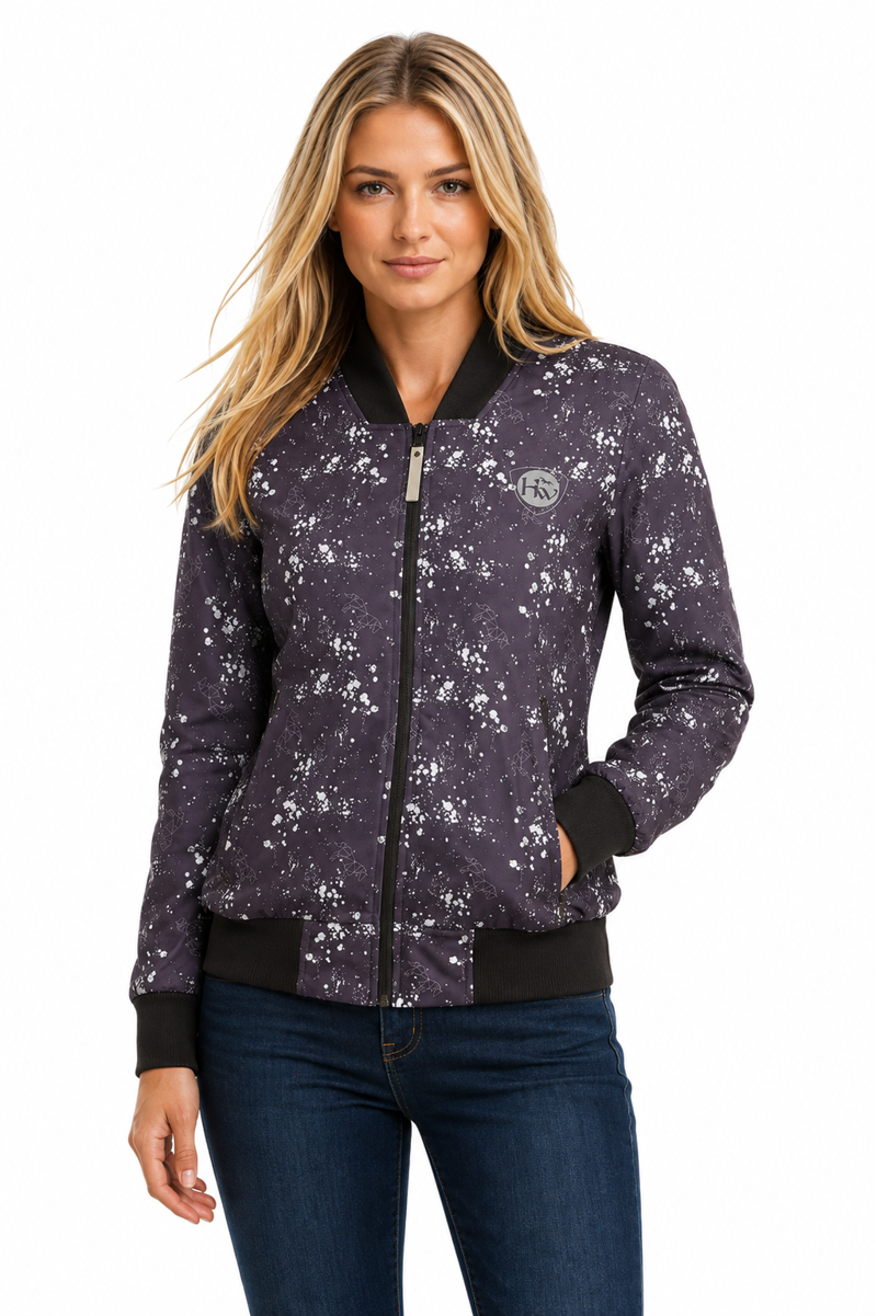 Horseware Printed Ladies Track Top - Galaxy Print