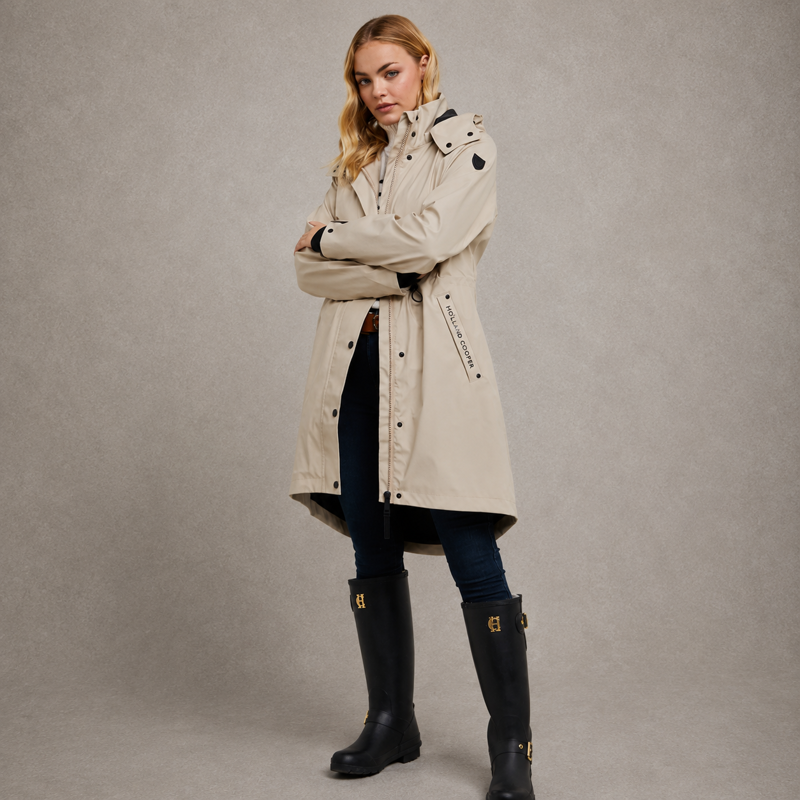 Holland Cooper Chartwell Rain Parka - Stone