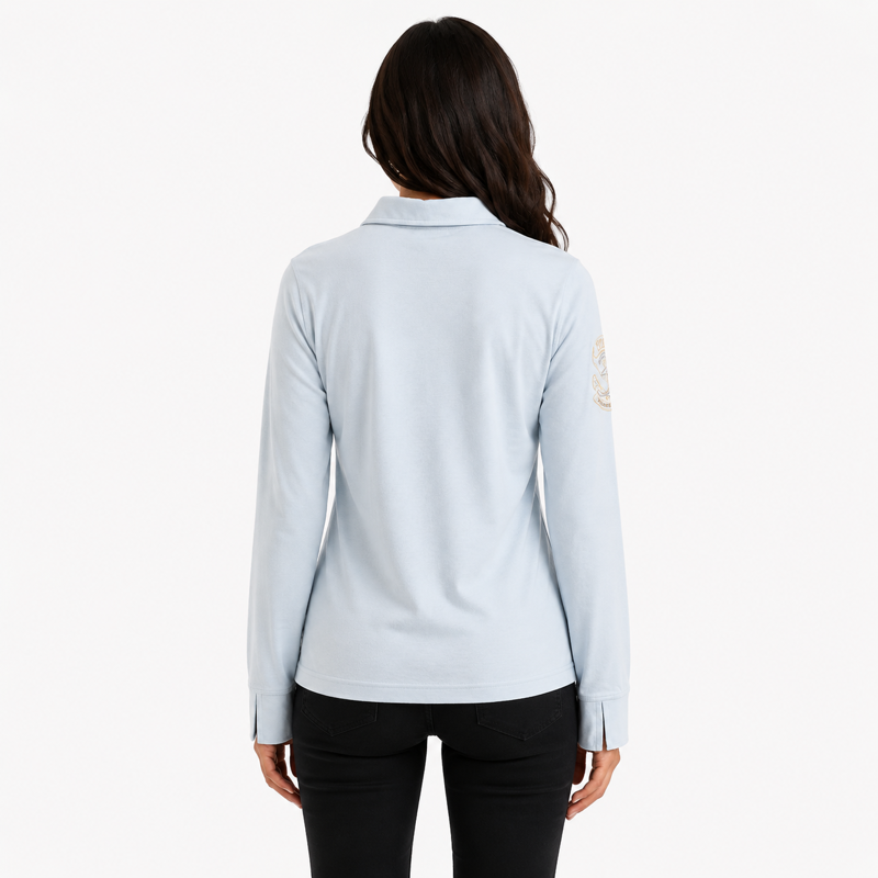 HV Polo Ladies Megan Shirt - Soft Blue-1