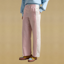 Joules Ladies Hallie Pull On Cotton Trousers - Pink Stripe