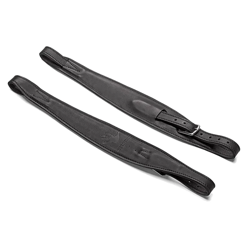 Equipe Fender Mono Dressage Stirrup Leathers - Black