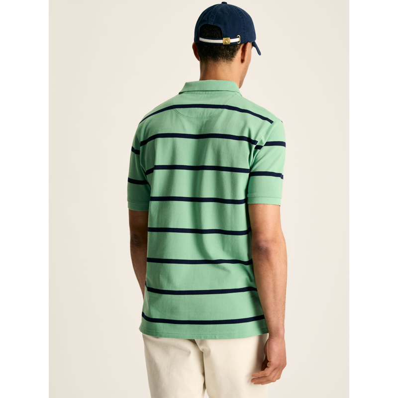 Joules Men's Filbert Striped Polo Shirt - Green-2