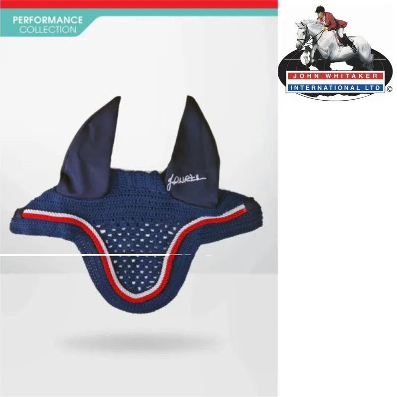John Whitaker Fly Veil with Metallic Piping - Navy/Red/White