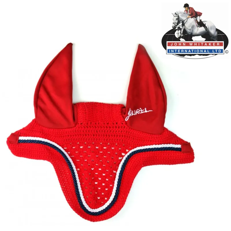 John Whitaker Fly Veil with Metallic Piping - Red/Navy/White