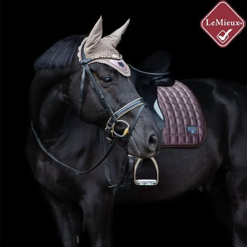 LeMieux Spectrum Satin Fly Hood - Mocha-1