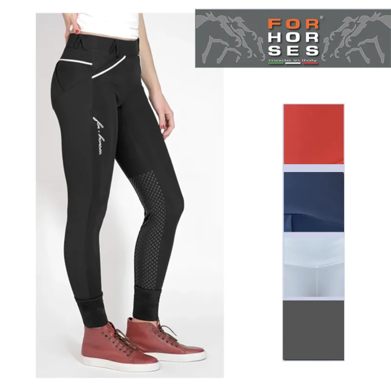 For Horses Azumi Riding Leggings - Red