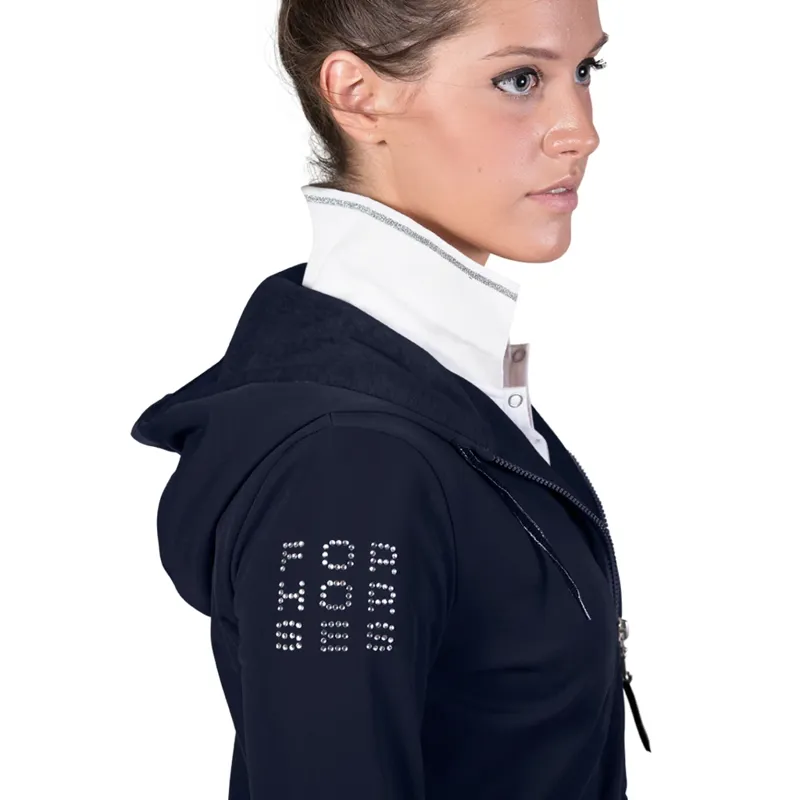 For Horses Maggy Ladies Hoodie - Navy-1