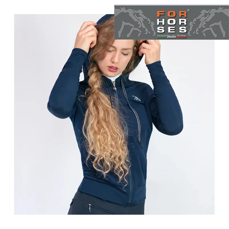 For Horses Maggy Ladies Hoodie - Navy