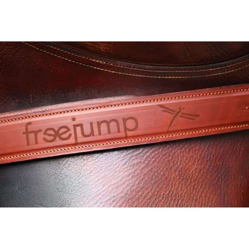 Freejump Classic Wide Stirrup Leathers - Brown-4