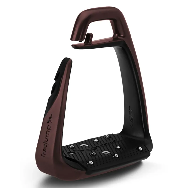 Freejump Soft'Up Classic+ Stirrups - Pearl Copper/Black
