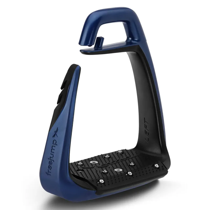 Freejump Soft'Up Classic+ Stirrups - Pearl Navy/Black