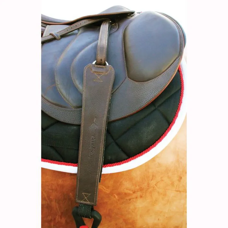 Freejump Pro Grip Stirrup Leathers - Brown-1