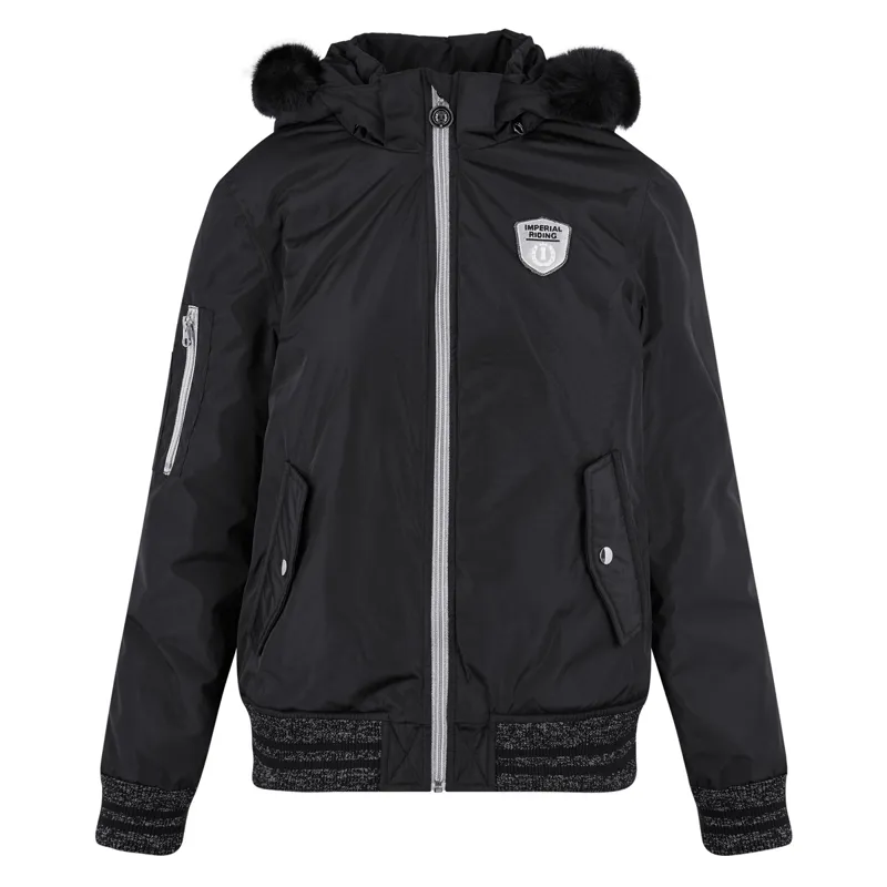 Imperial Riding Funny Facts Bomber Jacket - Black