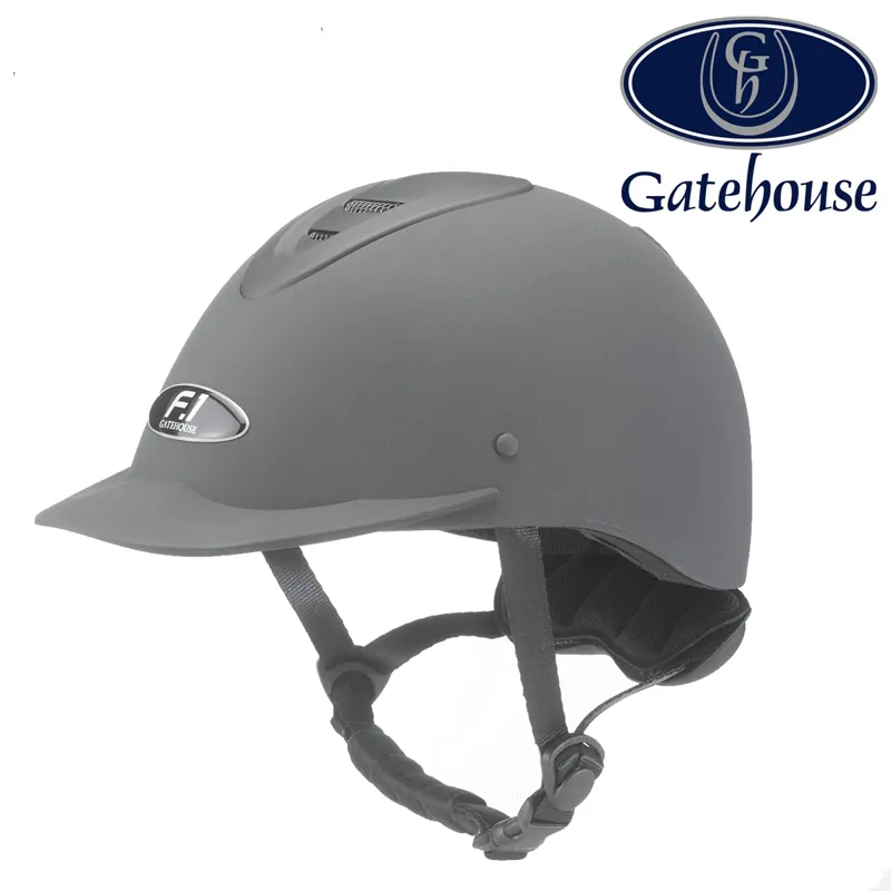 Gatehouse F1 Riding Hat Black/Black