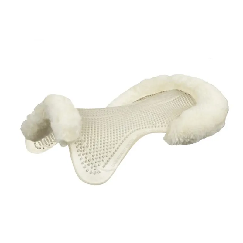 Acavallo Just Gel Lambskin Half Pad - White/Clear