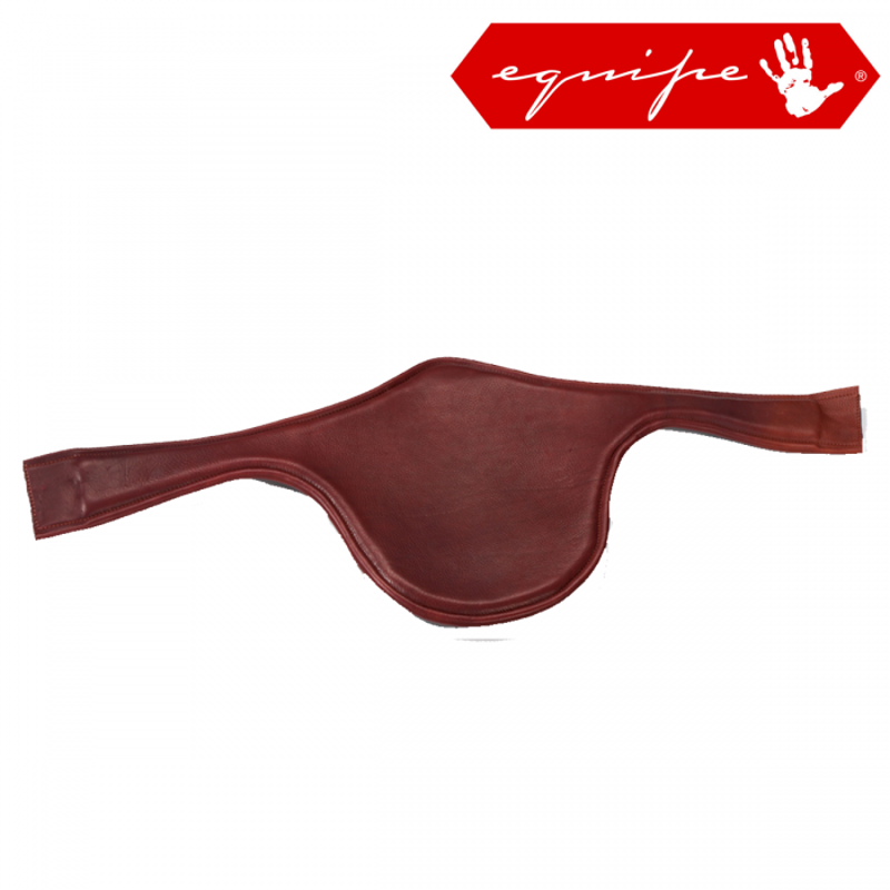 Equipe Stud Girth With Optional Lambskin Or Hide Liner - Brown-3