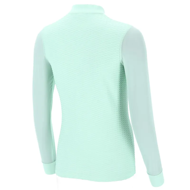 Schockemohle Ladies SPGianna Style Show Shirt - Aqua Sea-1