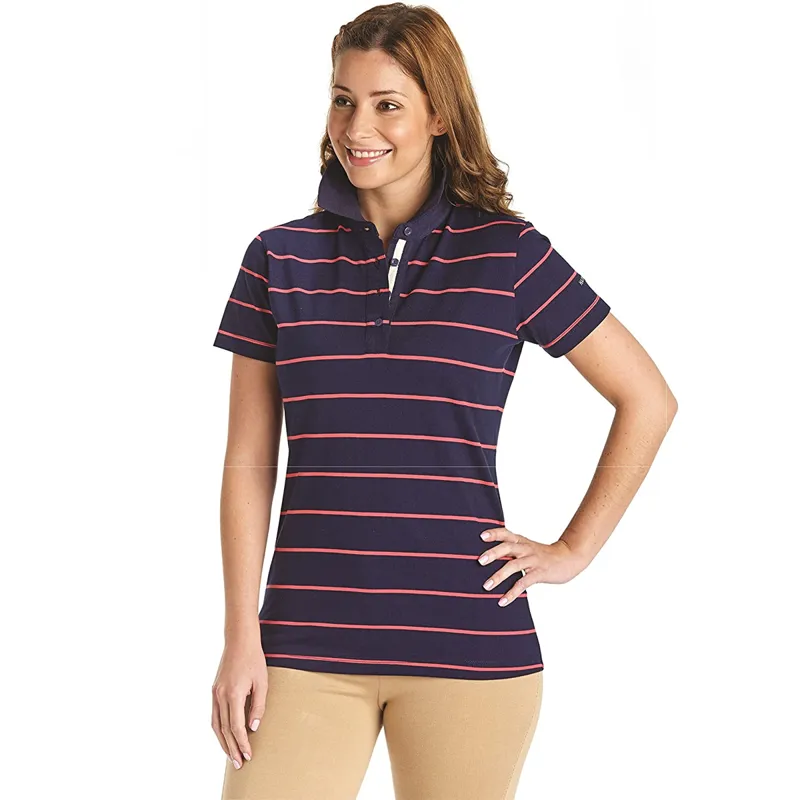 Harry Hall Ladies Gilroyd Short Sleeve Polo - Navy