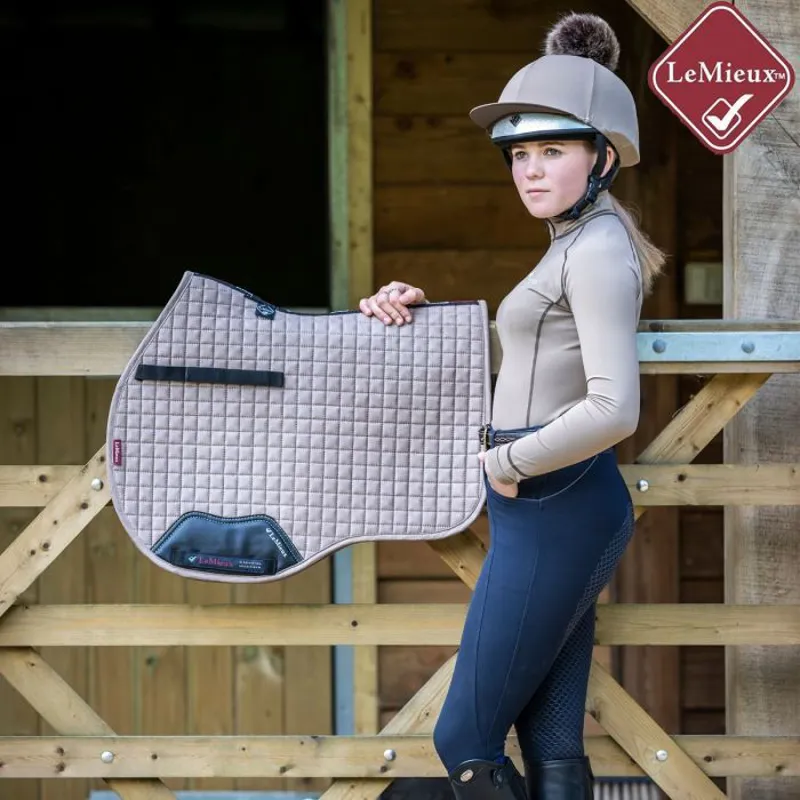 LeMieux Suede GP Square - Mink -1