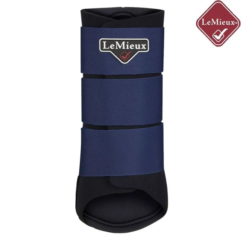 LeMieux Grafter Brushing Boots - Ink Blue -2