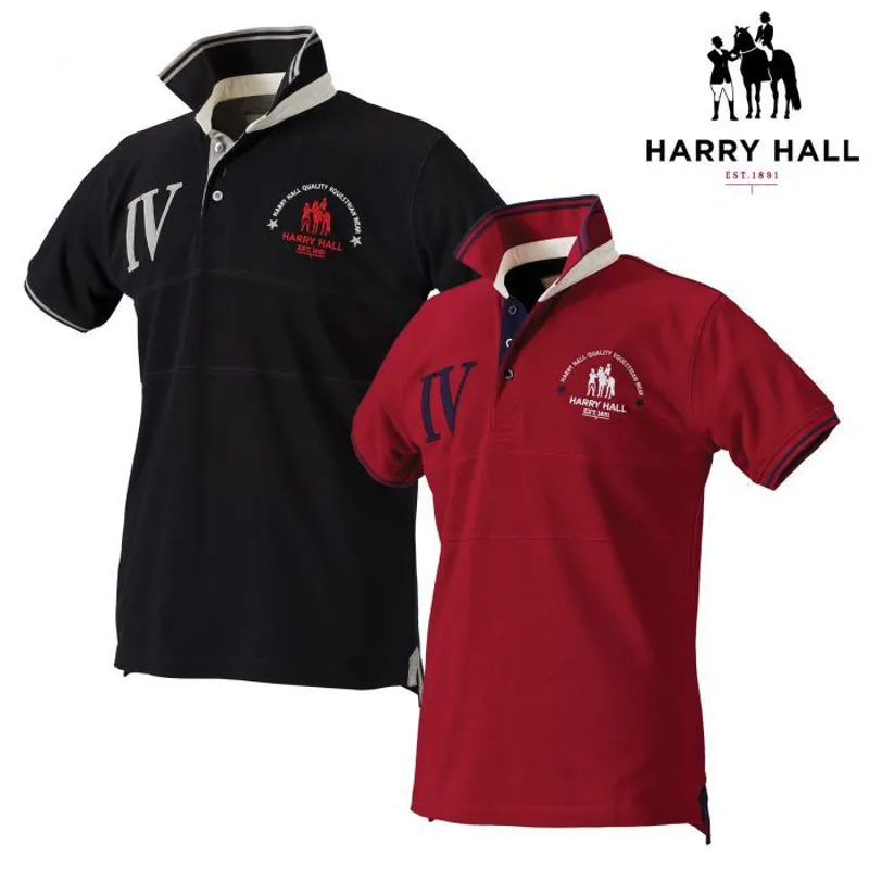 Harry Hall Kingham Mens Polo - Red