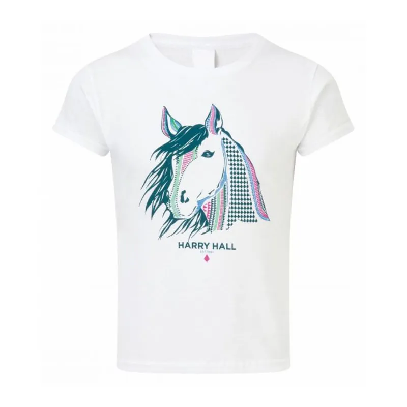 Harry Hall Childs Starbeck T Shirt - White