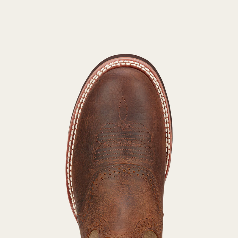 Ariat Men's Heritage Crepe Western Boots - Earth-3