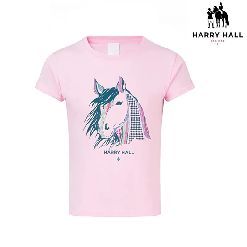 Harry Hall Childs Starbeck T Shirt - Pink