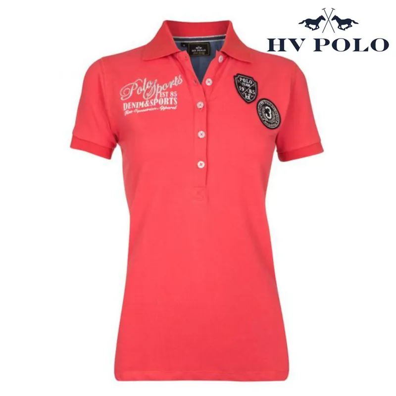 HV Polo Mavis Ladies Polo Shirt - Hibiscus