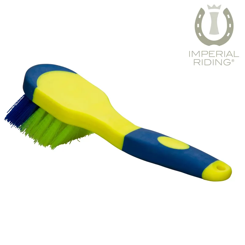 Imperial Riding Grip Hoof Brush - Neon Citrus
