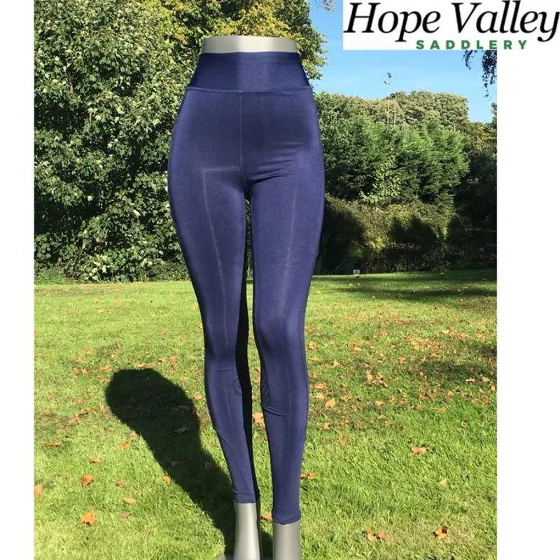 Hope Valley Saddlery Riding Tights - Blue-1