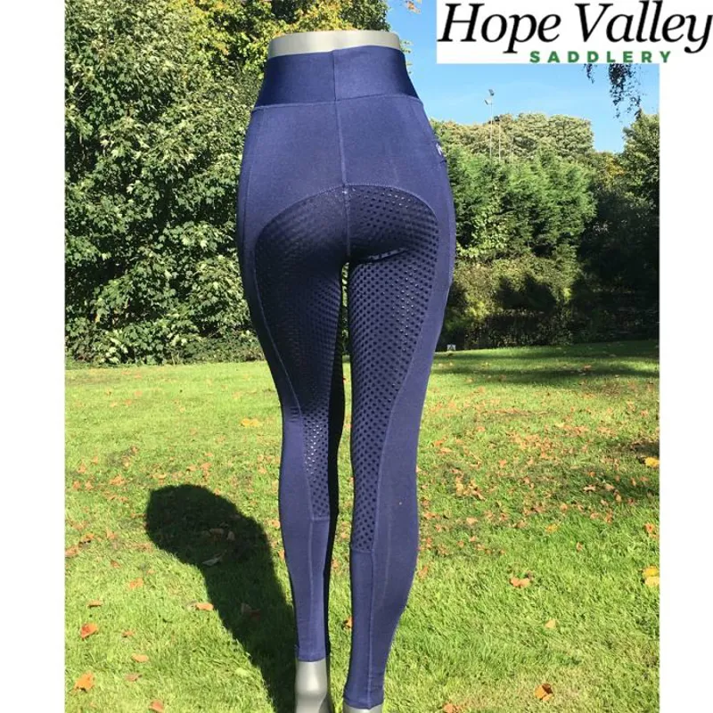 Hope Valley Saddlery Riding Tights - Blue