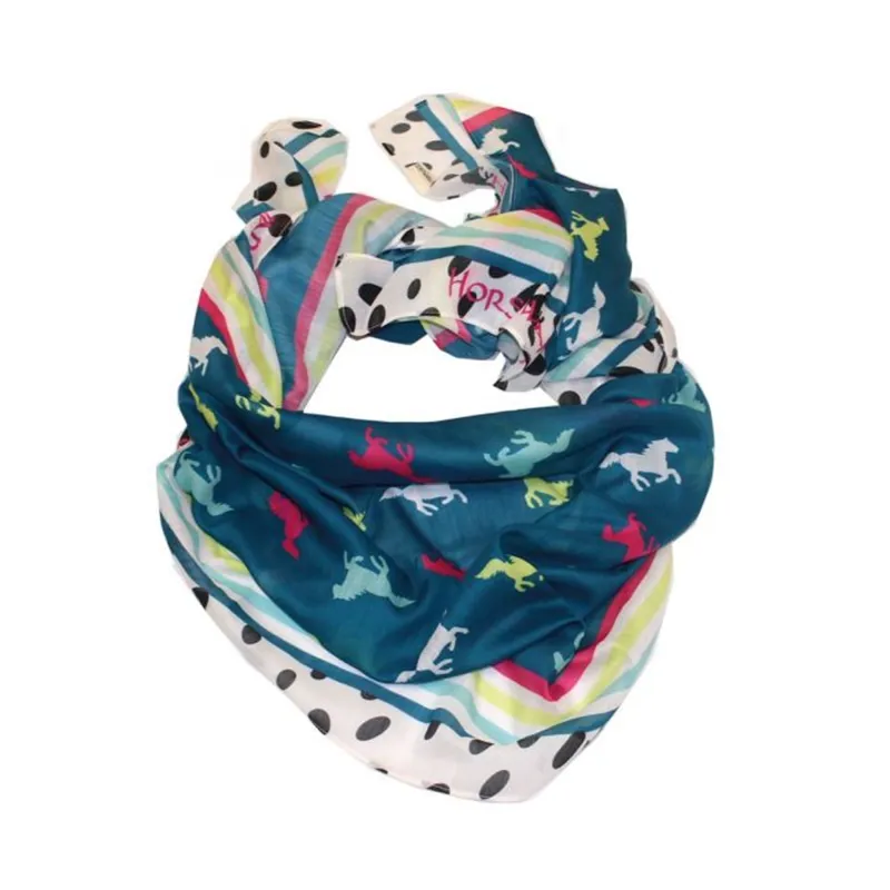 Horseware Horse Print Scarf - Teal