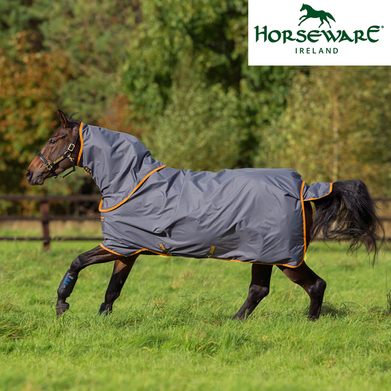 Horseware Amigo Hero 6 Plus Lite Turnout Rug - Excalibur Orange