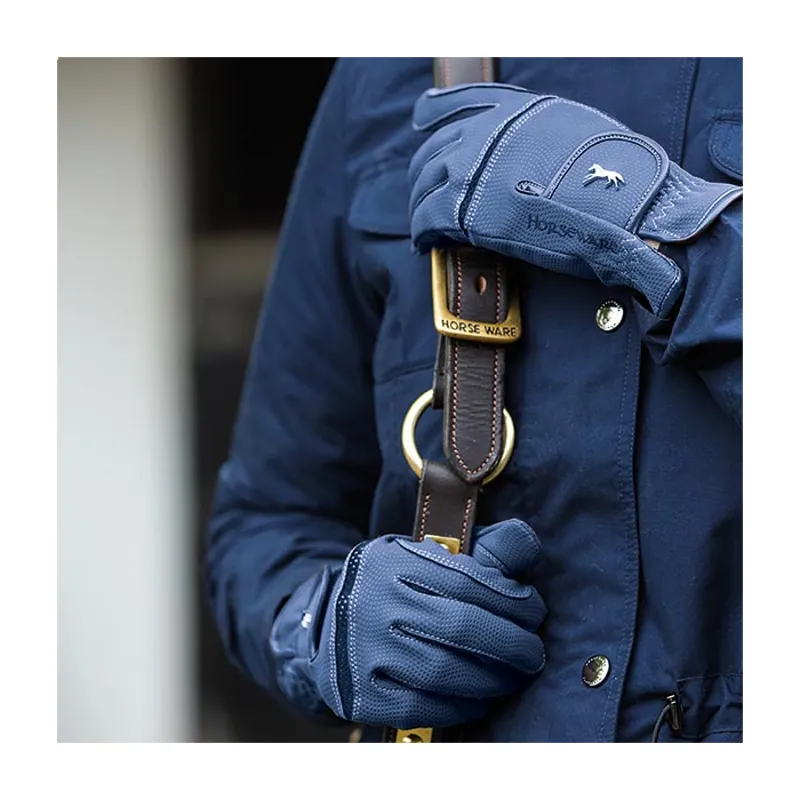 Horseware Competition Gloves - Navy