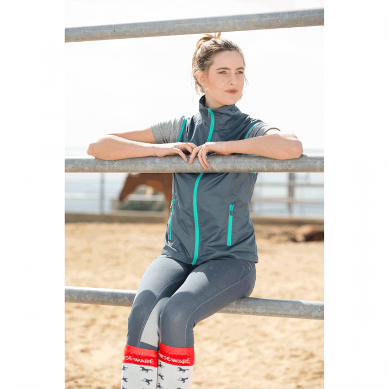Horseware Orla Lightweight Gilet - Charcoal-4