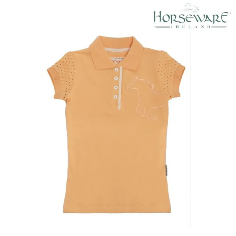 Horseware Girls Pique Polo - Sunburst